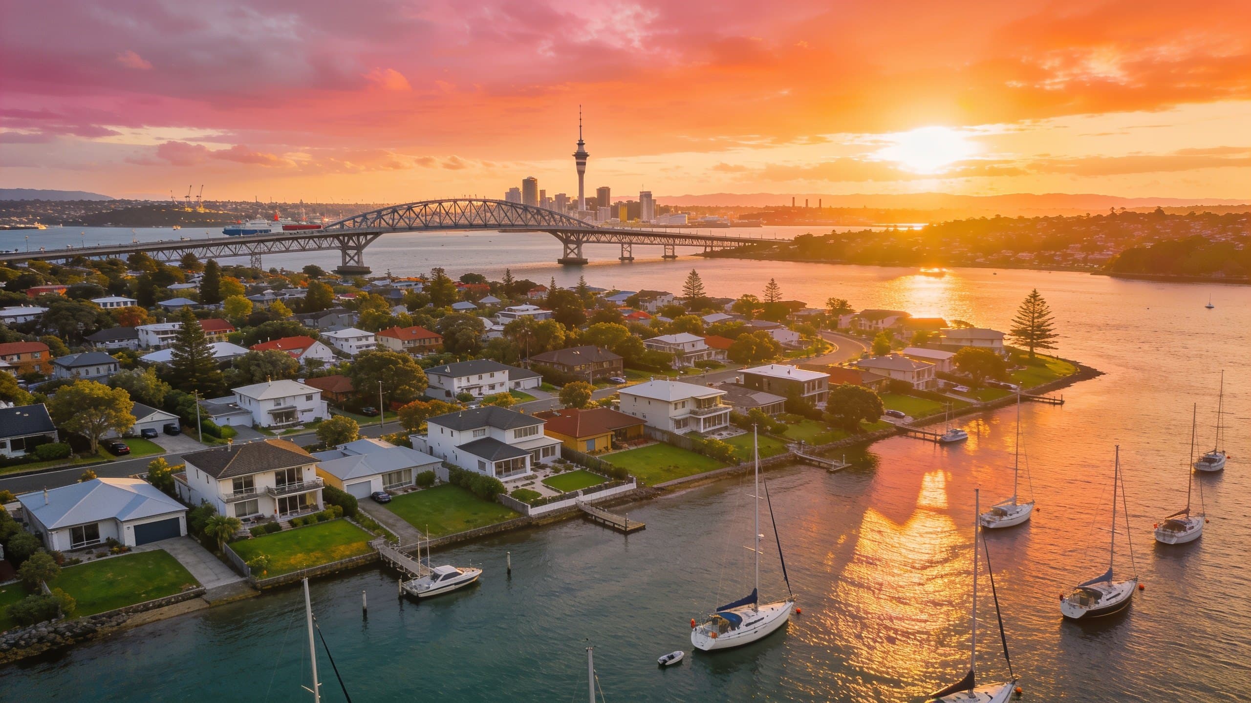 Auckland suburban street